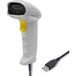 Qoltec 50877 Laser scanner 1D | USB | White