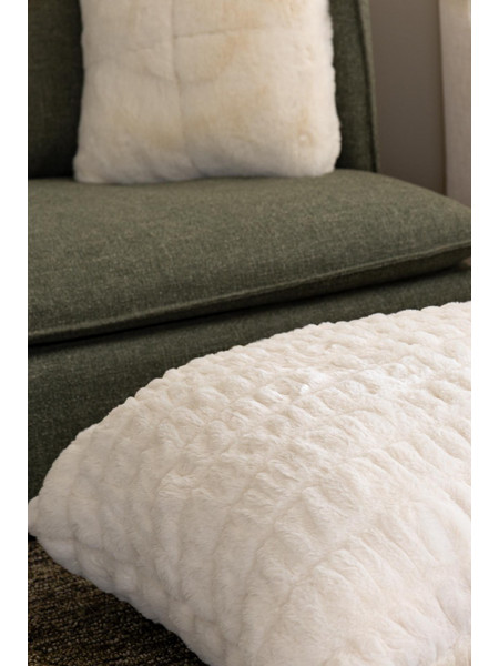 Μαξιλαροθήκη Relief Faux Fur (80x80) 430gsm Διπλής Όψεως