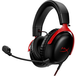 HyperX Cloud III Gaming Headset Over Ear Black Red
