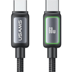 Usams U110 SJ815 USB-C to Lightning Cable 60W 1.2m Black SJ815USB01