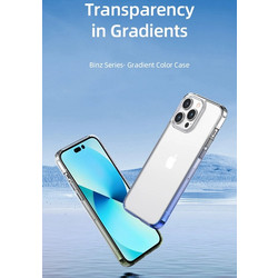 Usams Binz Back Cover Transparent / Black (iPhone 14 Pro)