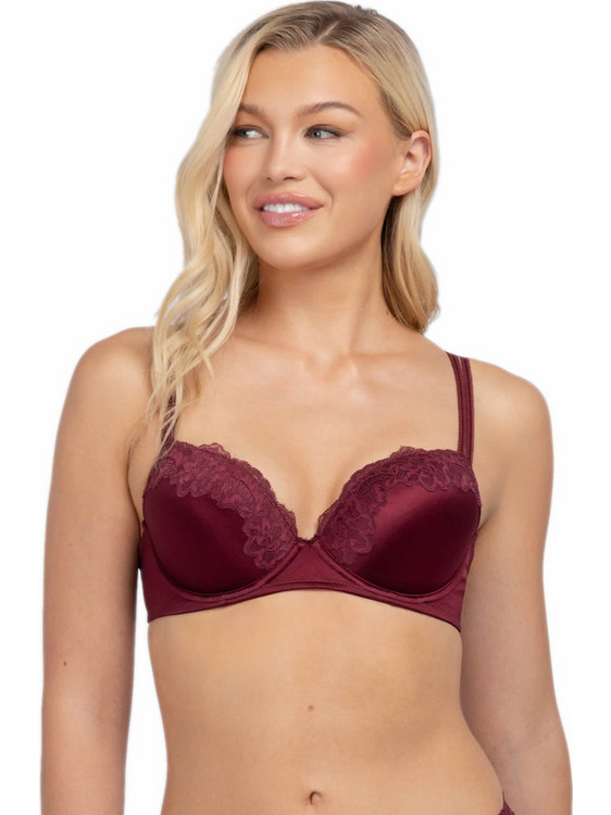 Dorina Origins Shiny Microfibre Core Σουτιέν Push Up Κόκκινο FXBC0017MI127-RD0012