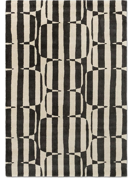 Χαλί Lohko Stripe 123105 Charcoal-Beige Scion 120X180cm