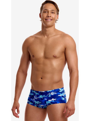 Funky Trunks Clean Marine Classic Trunks Αθλητικό Ανδρικό Μαγιό Boxer Μπλε