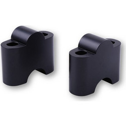 HIGHSIDER pro Handlebar Riser Kit R35 for 22,2 mm (7/8") Handlebars, Black, TUeV-part type approval