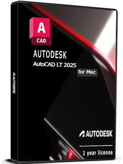 Autodesk AutoCAD 2025 for Autodesk AutoCAD LT 2025 for Mac 1 Device 1 Year Global-Ηλεκτρονική άδεια (Αντιγραφή)
