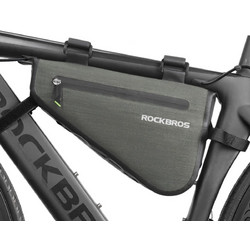 Τσάντα πλαισίου ποδηλάτου Rockbros AS-017, 5 l - σκούρο πράσινο Πράσινο
