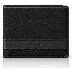 Guy Laroche Μεσαίο Ανδρικό Πορτοφόλι Ύφασμα/Δέρμα 48603 Μαύρο