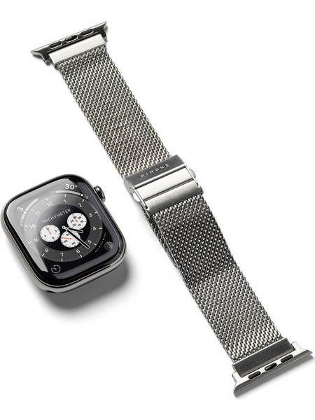 Ringke Metal One Mesh Λουράκι Μεταλλικό Silver (Apple Watch 44 / 45 / 46 / 49mm)