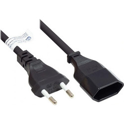 Good Connections Euro - Euro Cable 2m Μαύρο P0300-S020