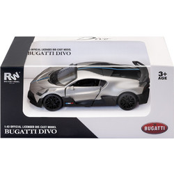 4099 Re.el Toys Μεταλλικό αντίγραφο αυτοκινήτου πολυτελείας 0813GY Bugatti Divo Grey 1:43