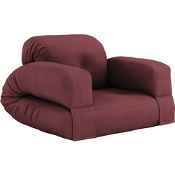 Πολυθρόνα-Κρεβάτι Futon HIPPO - Karup - 710 Bordeaux