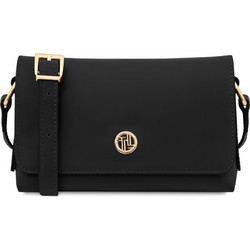 Tuscany Leather Biscuit Τσάντα Ώμου Black