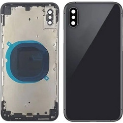 Πίσω Όψη και Μεσαίο Πλαίσιο iPhone XS Max Space Grey (OEM)