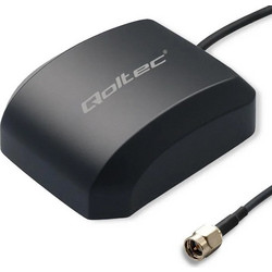 Qoltec Mobile Gps Glonass Antenna Magnetic Base Omnidirectional 28dbi 50w Sma