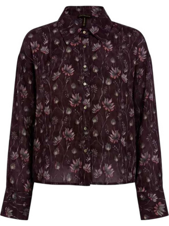 Funky Buddha Γυναικείο Πουκάμισο Shadow Mauve FBL01412405