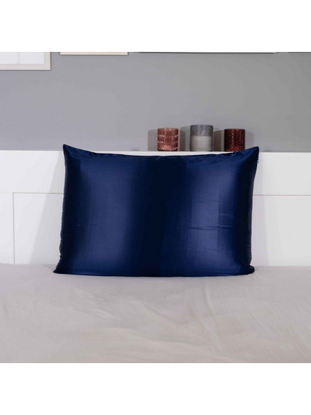 Μεταξωτή Μαξιλαροθήκη Mulberry Silk Dark Blue 50x70εκ. 6A 22MM