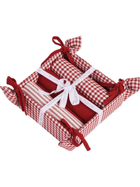 Das Home Σετ Ποτηροπανα 3Τμχ 45Χ65 0915 Red Red