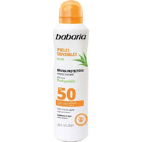 Babaria Solar Piel Sensible Leche Solar Αντηλιακό Spray Σώματος Spf50 200ml