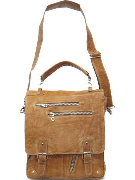 Leather 100 ΔΕΡΜΑΤΙΝΗ ΤΣΑΝΤΑ (χαρτοφύλακας) W-BAG-CO-210796 (Camel)