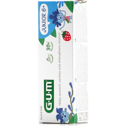 Gum Sunstar Junior 6+ Strawberry Παιδική Οδοντόκρεμα 50ml