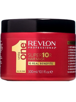 Revlon Uniq One Super10r Μάσκα Μαλλιών για Προστασία Χρώματος & Φριζάρισμα για Ξηρά & Ταλαιπωρημένα Μαλλιά 300ml