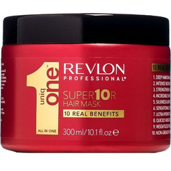 Revlon Uniq One Super10r Μάσκα Μαλλιών για Προστασία Χρώματος & Φριζάρισμα για Ξηρά & Ταλαιπωρημένα Μαλλιά 300ml