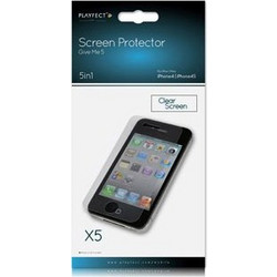 PLAYFECT Clear Screen Protector 5 ΤΜΧ for iPhone4 & iPhone4S