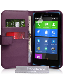 Θήκη Nokia XL - Πορτοφόλι by YouSave (Z498)