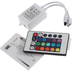Led strip Controller RGB 72Watt με τηλεχειριστήριο 24 κουμπιών IR LH-F92 OEM