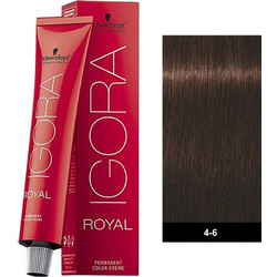 Schwarzkopf Igora Royal 4-6 Καστανό Μεσαίο Μαρόν Μόνιμη Βαφή Μαλλιών 60ml