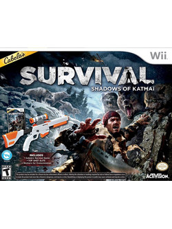 Cabela's Survival Shadows of Katmai And Gun Pro Pistol Bundle Wii