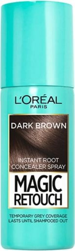 Βαφή Μαλλιών L'Oreal Paris Magic Retouch Hair Concealer 2 Dark Brown Spray Βαφής Μαλλιών 75ml