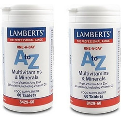 Lamberts A-Z Multi Vitamins 2x60 Ταμπλέτες