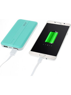 Leouw Le-350 Power Bank 10000mAh με 2 Θύρες USB-A Green