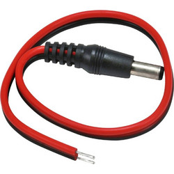 UU-DCCORD-M POWER CABLE 30CM έτοιμο καλώδιο για τροφοδοσία κάμερας 12v αρσενικό