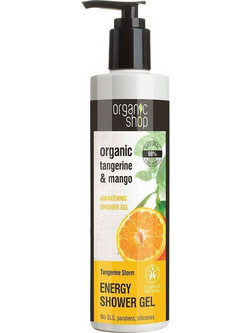 Natura Siberica Organic Shop Tangarine & Mango Awakening Αφρόλουτρο σε Gel 280ml