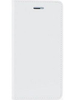 Θήκη OEM Magnet για Huawei P8 Flip Cover Synthetic Leather White