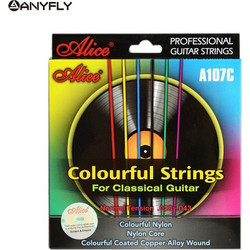 Alice A107C Σετ 6 Χορδές Κλασικής Κιθάρας Nylon Normal Tension