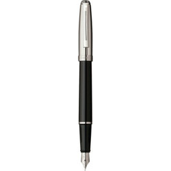 ΠΕΝΑ SHEAFFER PRELUDE FOUNTAIN PEN TUXEDO BLACK LACQUER BARREL AND CHASED PALLADIUM CAP 9134-0