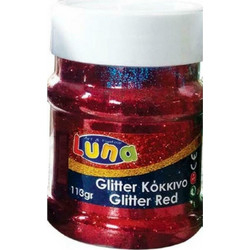 Glitter Σκόνη Κόκκινη 113gr Luna (0620436)