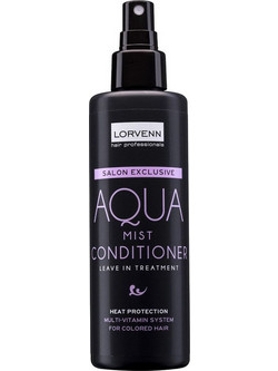 Lorvenn Salon Exclusive Aqua Mist Leave In Conditioner Spray για Προστασία Χρώματος για Βαμμένα & Ταλαιπωρημένα Μαλλιά 200ml
