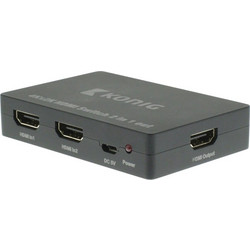 Switch 2x HDMI inputs - 1x HDMI output KONIG KNVSW3402