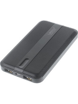 Leouw Le-350 Power Bank 10000mAh με 2 Θύρες USB-A Black