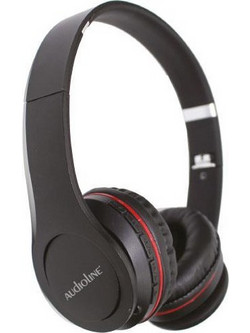 Audioline BT508 Ασύρματα Bluetooth Ακουστικά On Ear Μαύρα