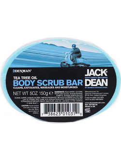 Denman Jack Dean Tea Tree Oil Σαπούνι Scrub Σώματος 150gr