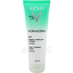 Vichy Normaderm Tri Activ Cleanser Χημικό Scrub Προσώπου 125ml