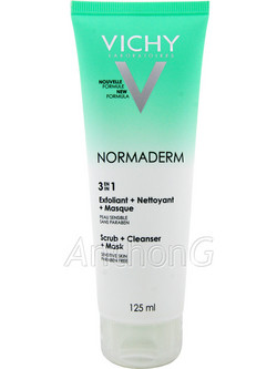 Vichy Normaderm Tri Activ Cleanser Χημικό Scrub Προσώπου 125ml