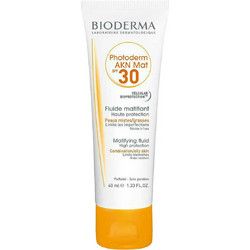 Bioderma Photoderm Akn Mat Fluide Αντηλιακή Κρέμα Προσώπου SPF30 40ml
