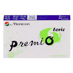 Menicon PremiO Toric 15θήμεροι Φακοί Επαφής Αστιγματικοί Σιλικόνης Υδρογέλης 6τμχ